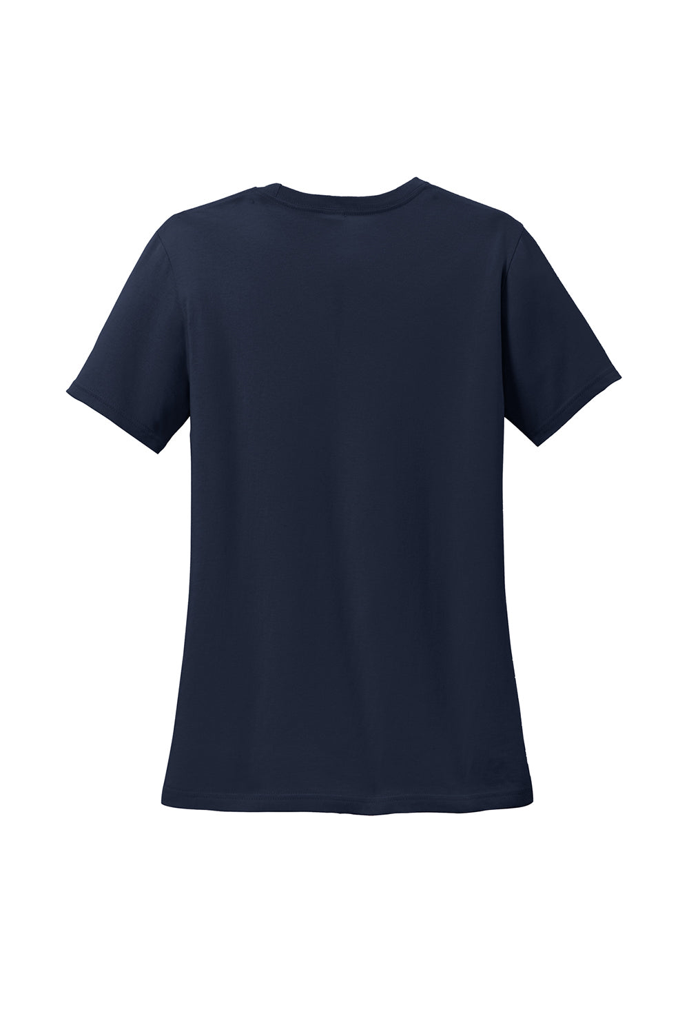 Gildan 880 Womens Short Sleeve Crewneck T-Shirt Navy Blue Flat Back