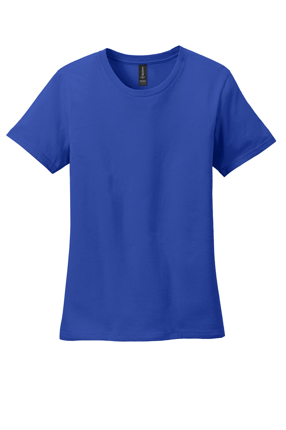 Gildan 880 Womens Short Sleeve Crewneck T-Shirt Royal Blue Flat Front