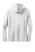 Gildan 987/987AN Mens Long Sleeve Hooded T-Shirt Hoodie White/Dark Grey Flat Back