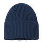 Atlantis Headwear Mens Sustainable Chunky Rib Cuffed Beanie - Navy Blue - NEW