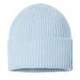 Atlantis Headwear Mens Sustainable Chunky Rib Cuffed Beanie - Light Blue - NEW