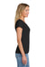 Gildan 64V00L/G64VL Womens Softstyle Short Sleeve V-Neck T-Shirt Black Model Side