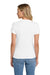 Gildan 64V00L/G64VL Womens Softstyle Short Sleeve V-Neck T-Shirt White Model Back