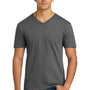 Gildan Mens Softstyle Short Sleeve V-Neck T-Shirt - Charcoal Grey