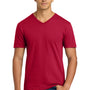 Gildan Mens Softstyle Short Sleeve V-Neck T-Shirt - Cherry Red