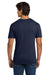 Gildan 64V00/G64V Mens Softstyle Short Sleeve V-Neck T-Shirt Navy Blue Model Back