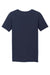 Gildan 64V00/G64V Mens Softstyle Short Sleeve V-Neck T-Shirt Navy Blue Flat Back