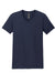 Gildan 64V00/G64V Mens Softstyle Short Sleeve V-Neck T-Shirt Navy Blue Flat Front