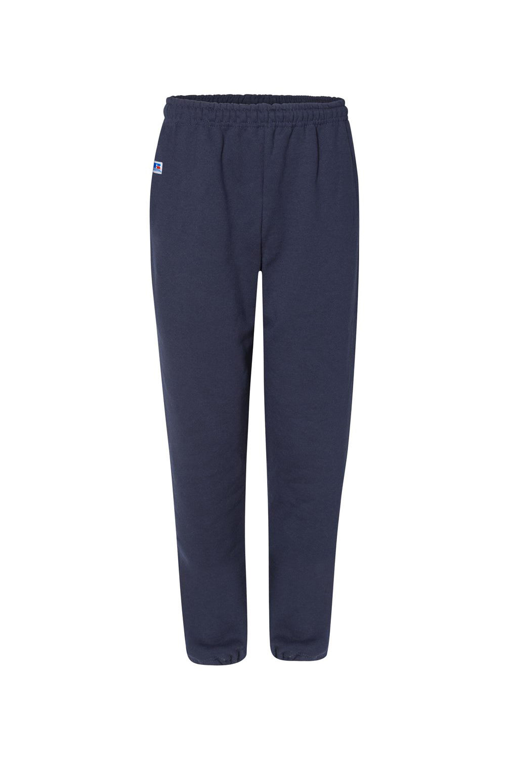 Russell Athletic 029HBM Mens Dri Power Sweatpants w/ Pockets Navy Blue Flat Front