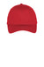 Port & Company C914 Mens Twill Adjustable Hat True Red Flat Front