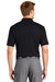 CornerStone CS421 Mens Gripper Moisture Wicking Short Sleeve Polo Shirt Black Model Back