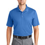 CornerStone Mens Gripper Moisture Wicking Short Sleeve Polo Shirt - Lake Blue