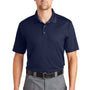 CornerStone Mens Gripper Moisture Wicking Short Sleeve Polo Shirt - True Navy Blue