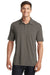 Port Authority K568 Mens Cotton Touch Performance Moisture Wicking Short Sleeve Polo Shirt Smoke Grey Model Front