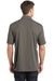 Port Authority K568 Mens Cotton Touch Performance Moisture Wicking Short Sleeve Polo Shirt Smoke Grey Model Back