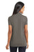 Port Authority L568 Womens Cotton Touch Performance Moisture Wicking Short Sleeve Polo Shirt Smoke Grey Model Back