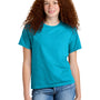 Gildan Youth Softstyle CVC Short Sleeve Crewneck T-Shirt - Caribbean Blue Mist