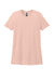 Gildan G670L/67000L Womens Softstyle CVC Short Sleeve Crewneck T-Shirt Dusty Rose Pink Flat Front