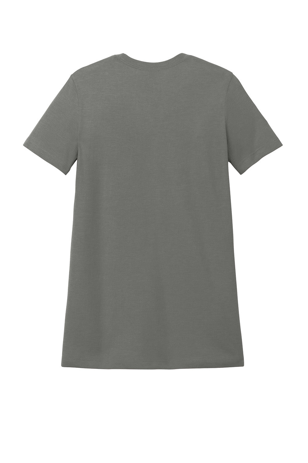 Gildan G670L/67000L Womens Softstyle CVC Short Sleeve Crewneck T-Shirt Gunmetal Grey Flat Back