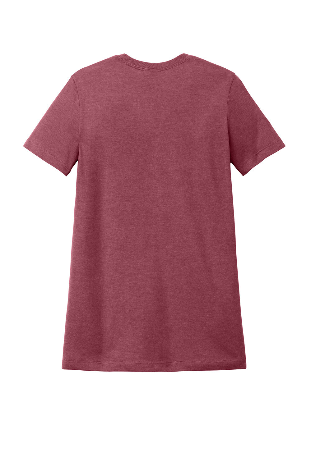 Gildan G670L/67000L Womens Softstyle CVC Short Sleeve Crewneck T-Shirt Maroon Mist Flat Back