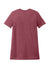 Gildan G670L/67000L Womens Softstyle CVC Short Sleeve Crewneck T-Shirt Maroon Mist Flat Back