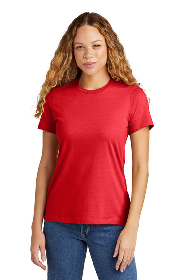 Gildan G670L/67000L Womens Softstyle CVC Short Sleeve Crewneck T-Shirt Red Mist Model Front