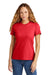 Gildan G670L/67000L Womens Softstyle CVC Short Sleeve Crewneck T-Shirt Red Mist Model Front