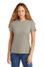 Gildan G670L/67000L Womens Softstyle CVC Short Sleeve Crewneck T-Shirt Slate Grey Model Front