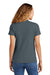 Gildan G670L/67000L Womens Softstyle CVC Short Sleeve Crewneck T-Shirt Steel Blue Model Back