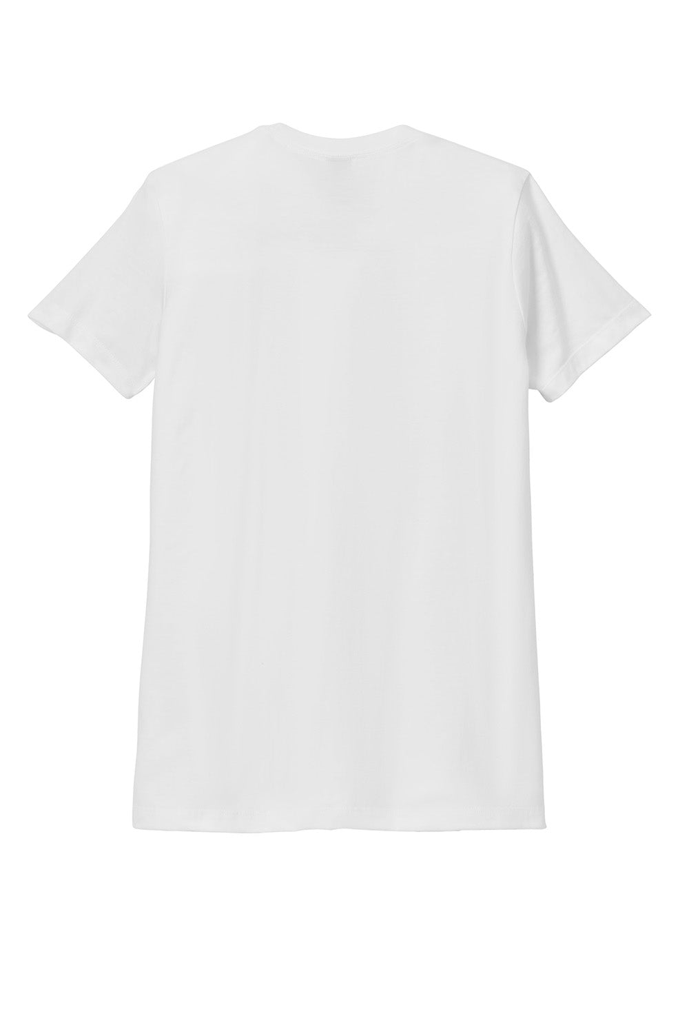 Gildan G670L/67000L Womens Softstyle CVC Short Sleeve Crewneck T-Shirt White Flat Back