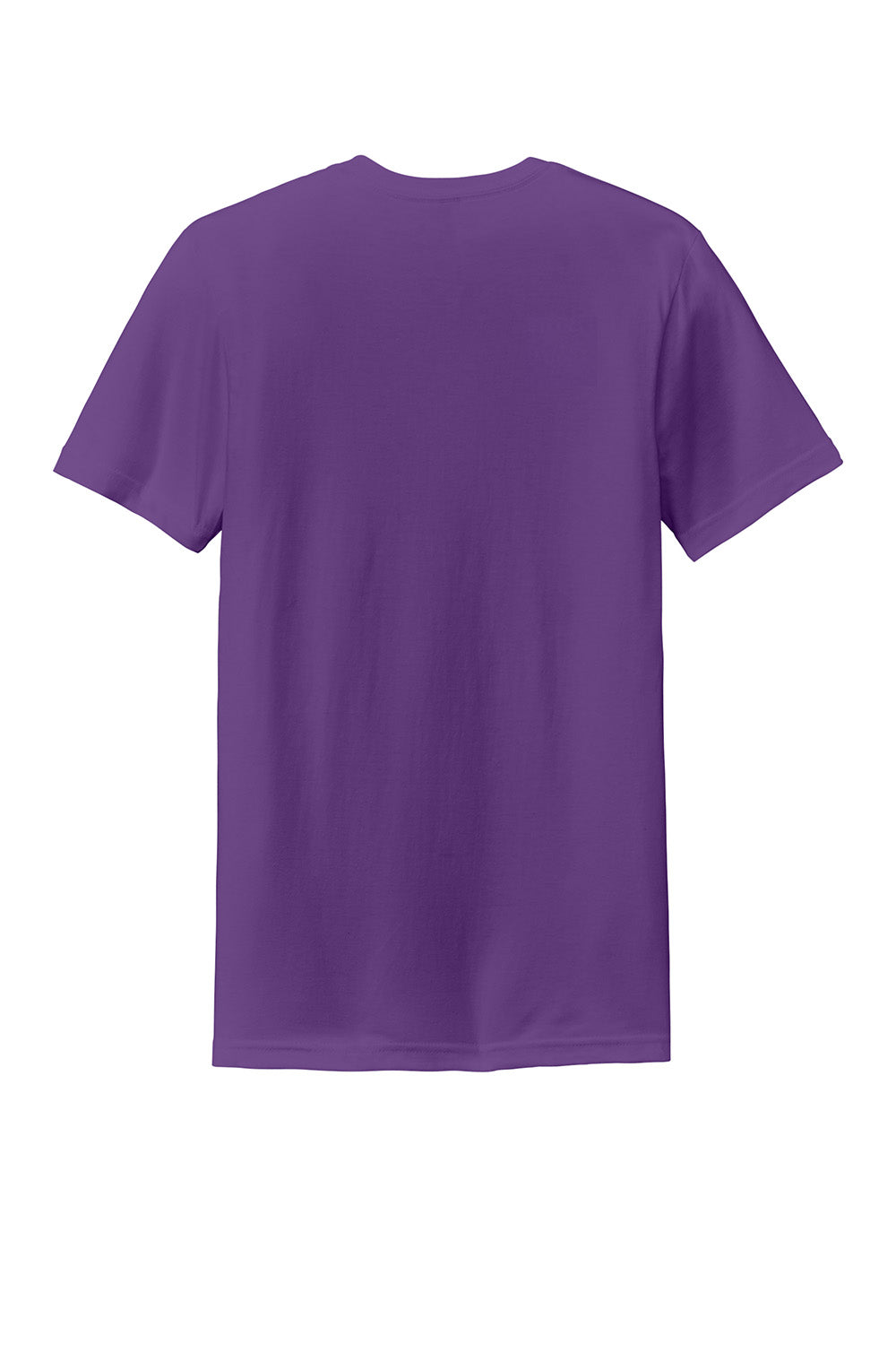 Gildan G670/67000 Mens Softstyle CVC Short Sleeve Crewneck T-Shirt Amethyst Purple Flat Back