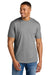 Gildan G670/67000 Mens Softstyle CVC Short Sleeve Crewneck T-Shirt Cement Grey Model Front