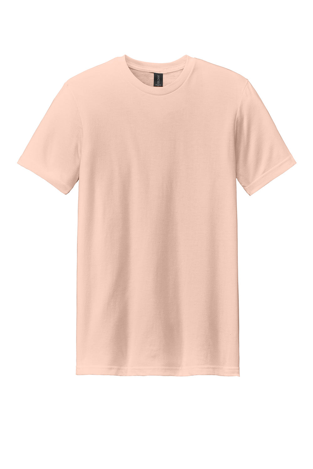 Gildan G670/67000 Mens Softstyle CVC Short Sleeve Crewneck T-Shirt Dusty Rose Pink Flat Front