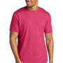 Gildan Mens Softstyle CVC Short Sleeve Crewneck T-Shirt - Pink Lemonade Mist - NEW