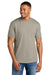 Gildan G670/67000 Mens Softstyle CVC Short Sleeve Crewneck T-Shirt Slate Grey Model Front