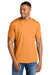 Gildan 67000/G670 Mens Softstyle CVC Short Sleeve Crewneck T-Shirt Tangerine Orange Mist Model Front