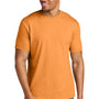 Gildan Mens Softstyle CVC Short Sleeve Crewneck T-Shirt - Tangerine Orange Mist - NEW