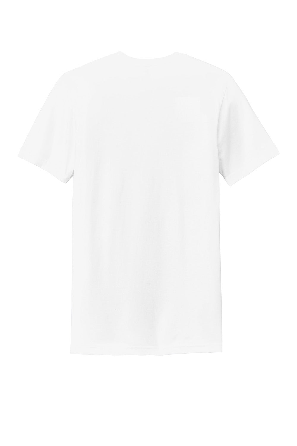 Gildan G670/67000 Mens Softstyle CVC Short Sleeve Crewneck T-Shirt White Flat Back