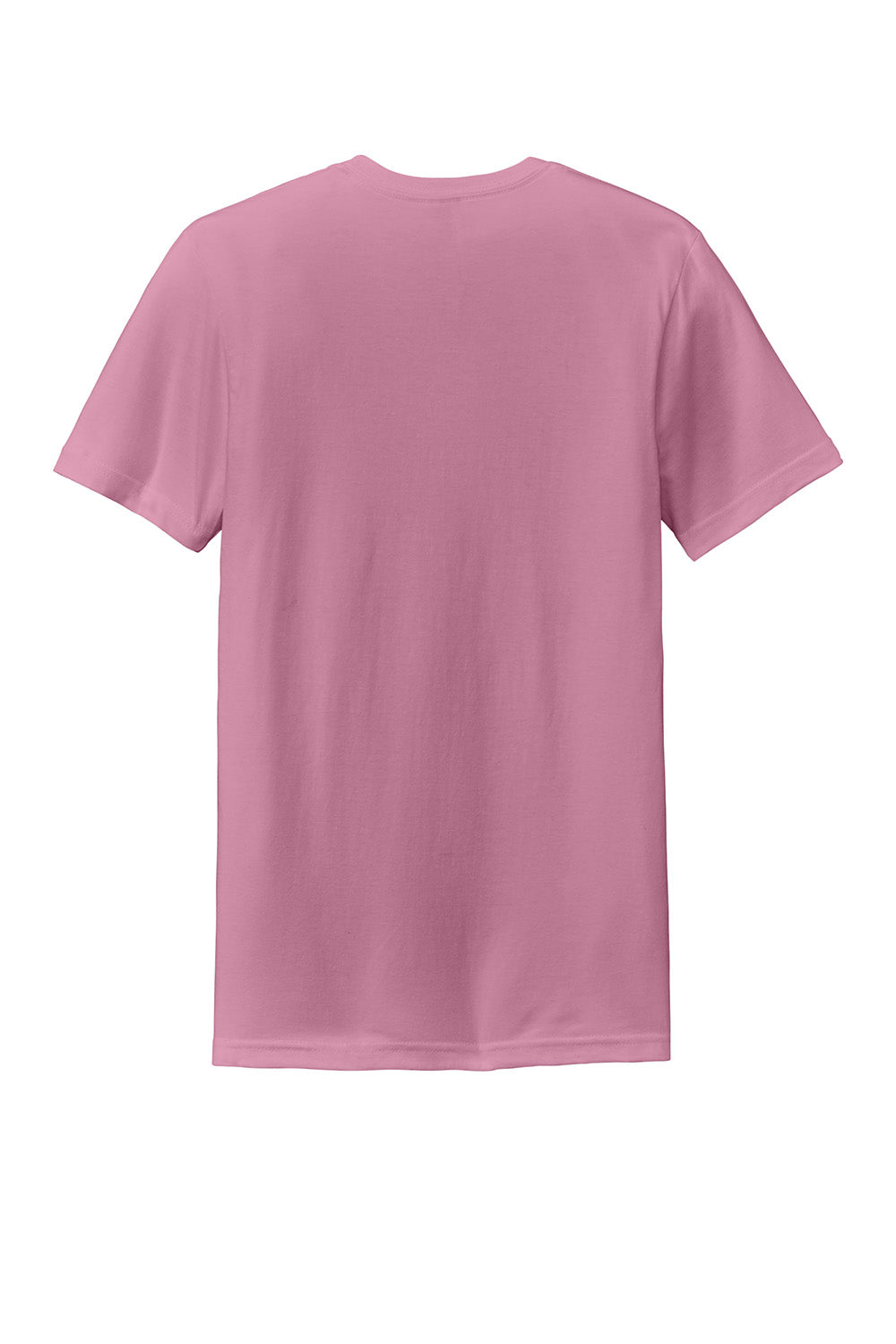 Gildan G670/67000 Mens Softstyle CVC Short Sleeve Crewneck T-Shirt Plumrose Pink Flat Back