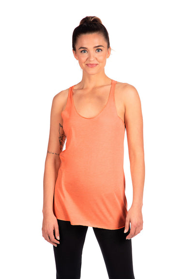 Next Level NL6733/6733 Womens Tank Top Vintage Light Orange Model Front