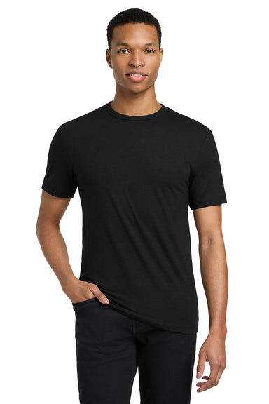 Gildan 6750 Mens Short Sleeve Crewneck T-Shirt Black Model Front