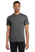 Gildan 6750 Mens Short Sleeve Crewneck T-Shirt Heather Dark Grey Model Front