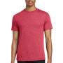 Gildan Mens Short Sleeve Crewneck T-Shirt - Heather Red