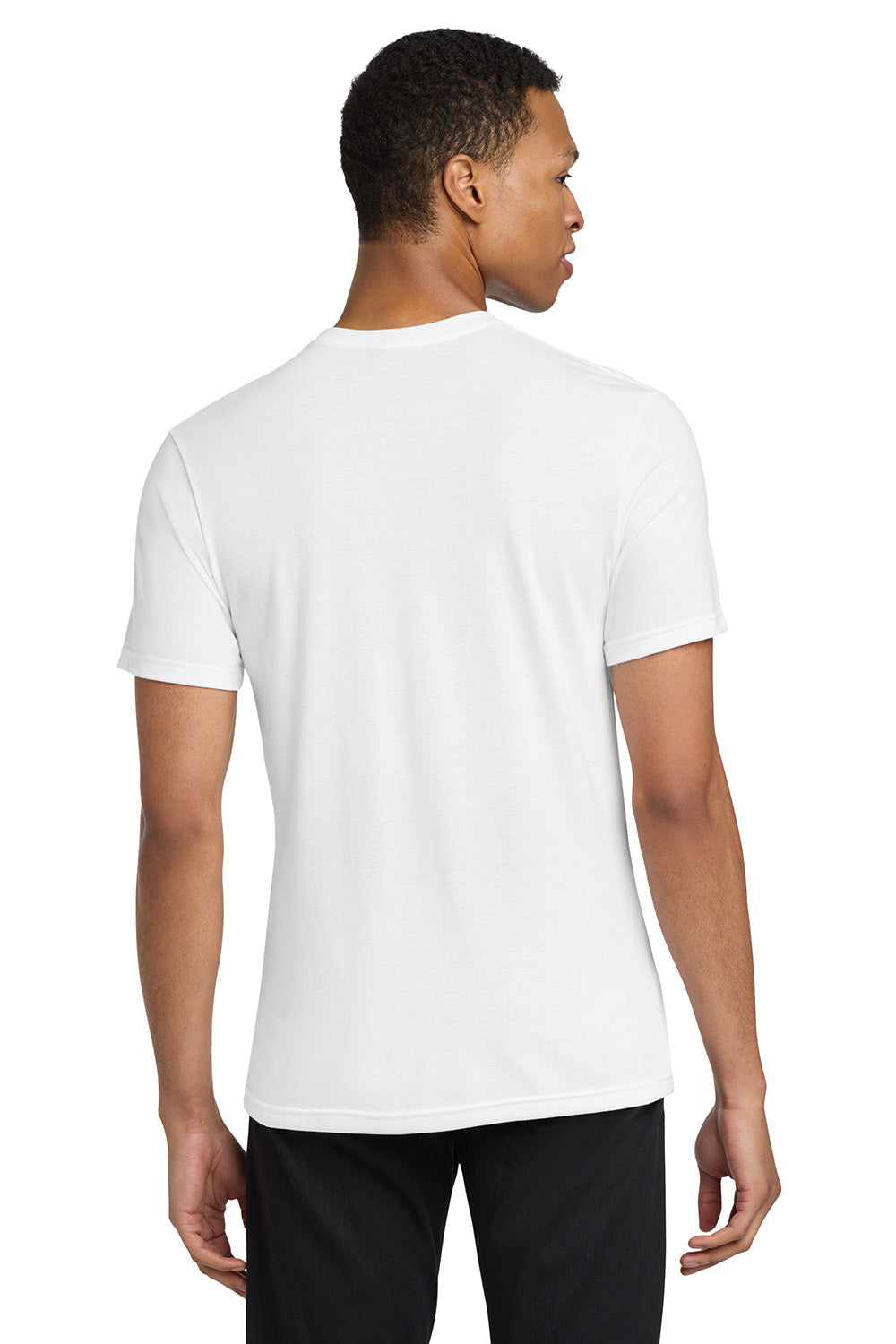 Gildan 6750 Mens Short Sleeve Crewneck T-Shirt White Model Back