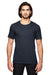 Gildan 6750 Mens Short Sleeve Crewneck T-Shirt Heather Navy Blue Model Front