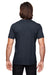 Gildan 6750 Mens Short Sleeve Crewneck T-Shirt Heather Navy Blue Model Back