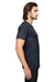 Gildan 6750 Mens Short Sleeve Crewneck T-Shirt Heather Navy Blue Model Side