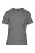 Gildan 6750 Mens Short Sleeve Crewneck T-Shirt Heather Graphite Grey Flat Back