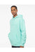 Independent Trading Co. IND4000 Mens Hooded Sweatshirt Hoodie Mint Green Model Side