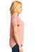 Next Level 6760 Womens Dolman Jersey Short Sleeve Scoop Neck T-Shirt Desert Pink Model Side